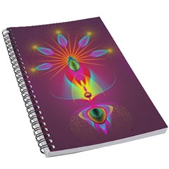 Abstract Bright Colorful Background 5 5  X 8 5  Notebook New