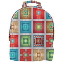 Tiles Pattern Background Colorful Mini Full Print Backpack