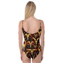 Stylised Horns Black Pattern Camisole Leotard  View2