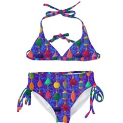 Colorful Background Stones Jewels Kids  Classic Bikini Set