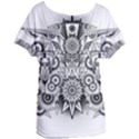 Forest Patrol Tribal Abstract Women s Oversized Tee View1