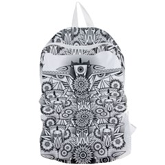 Forest Patrol Tribal Abstract Foldable Lightweight Backpack by Wegoenart