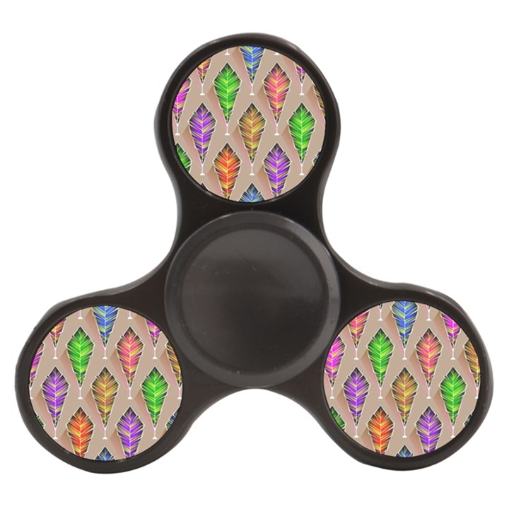 Abstract Background Colorful Leaves Finger Spinner