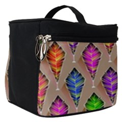 Abstract Background Colorful Leaves Make Up Travel Bag (small) by Wegoenart