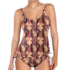 Seamless Pattern Pattern Tankini Set by Wegoenart