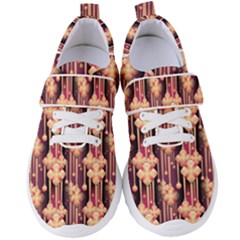 Seamless Pattern Pattern Women s Velcro Strap Shoes