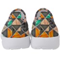 Abstract Geometric Triangle Shape Kids  Slip On Sneakers View4