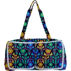 Pattern Background Bright Blue Multi Function Bag by Wegoenart