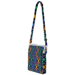 Pattern Background Bright Blue Multi Function Travel Bag by Wegoenart