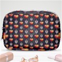 Love Heart Background Make Up Pouch (Small) View1