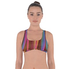 Abstract Background Colorful Got No Strings Sports Bra by Wegoenart