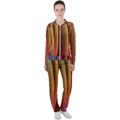 Abstract Background Colorful Casual Jacket And Pants Set