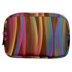 Abstract Background Colorful Make Up Pouch (small)