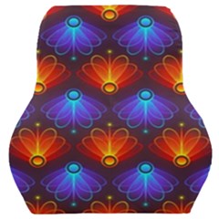 Light Background Colorful Abstract Car Seat Back Cushion  by Wegoenart