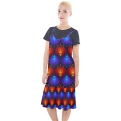 Light Background Colorful Abstract Camis Fishtail Dress