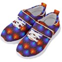 Light Background Colorful Abstract Kids  Velcro Strap Shoes View2