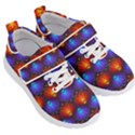 Light Background Colorful Abstract Kids  Velcro Strap Shoes View3