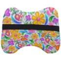 Floral Paisley Background Flower Head Support Cushion View2