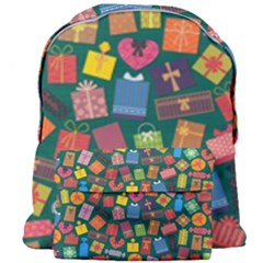 Presents Gifts Background Colorful Giant Full Print Backpack by Wegoenart