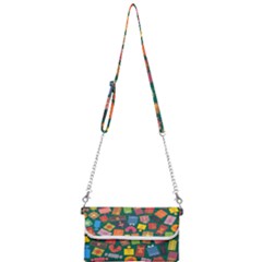 Presents Gifts Background Colorful Mini Crossbody Handbag