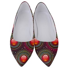 Abstract Circle Gem Pattern Women s Low Heels by Wegoenart