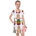 Evil Eye Protection Charm Colorful Kids  Cross Web Dress View1