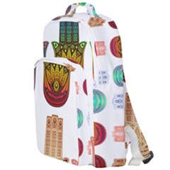 Evil Eye Protection Charm Colorful Double Compartment Backpack