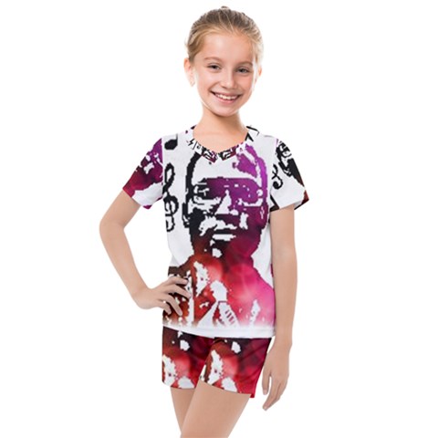  Kids  Mesh Tee And Shorts Set by mgfiretestedshop