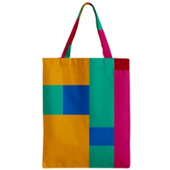 Unique Background Abstract Zipper Classic Tote Bag by Wegoenart