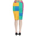 Unique Background Abstract Midi Wrap Pencil Skirt View2