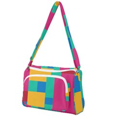 Unique Background Abstract Front Pocket Crossbody Bag