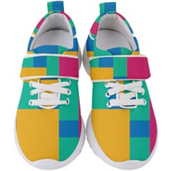 Unique Background Abstract Kids  Velcro Strap Shoes