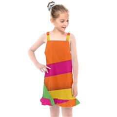 Background Abstract Kids  Overall Dress