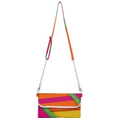 Background Abstract Mini Crossbody Handbag