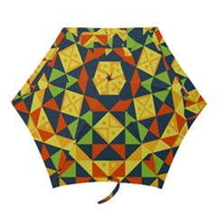 Background Geometric Color Mini Folding Umbrellas