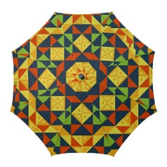 Background Geometric Color Golf Umbrellas