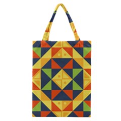 Background Geometric Color Classic Tote Bag