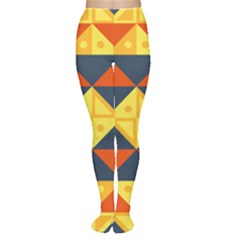 Background Geometric Color Tights