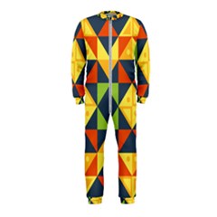 Background Geometric Color OnePiece Jumpsuit (Kids)