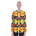 Background Geometric Color Womens Long Sleeve Shirt View1