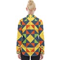 Background Geometric Color Womens Long Sleeve Shirt View2