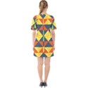 Background Geometric Color Sixties Short Sleeve Mini Dress View2