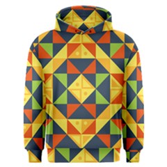 Background Geometric Color Men s Overhead Hoodie