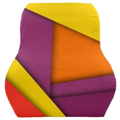 Background Abstract Car Seat Back Cushion  by Wegoenart