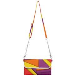 Background Abstract Mini Crossbody Handbag