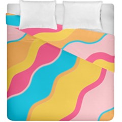 Cake Color Palette Painting Duvet Cover Double Side (king Size) by Wegoenart