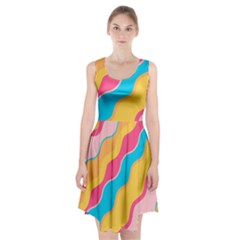 Cake Color Palette Painting Racerback Midi Dress by Wegoenart