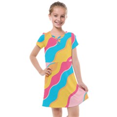 Cake Color Palette Painting Kids  Cross Web Dress