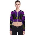 City Architecture Night Skyscraper Zip Up Bomber Jacket View1