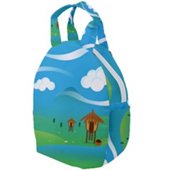 Landscape Nature Mountain Field Travel Backpacks